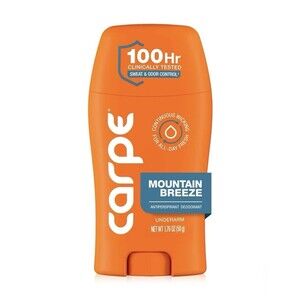 Carpe Underarm Stick Pack Of 4 2 Ocean Breeze 2 Ocean Storm New In Package